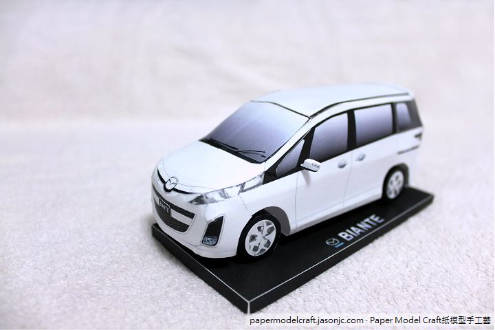 Mazda BIANTE紙模型汽車